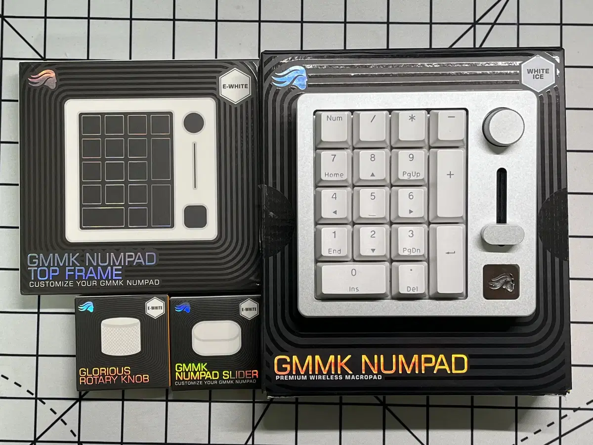 글로리어스 GMMK NUMPAD(화이트) 유무선 숫자 키패드 넘버패드